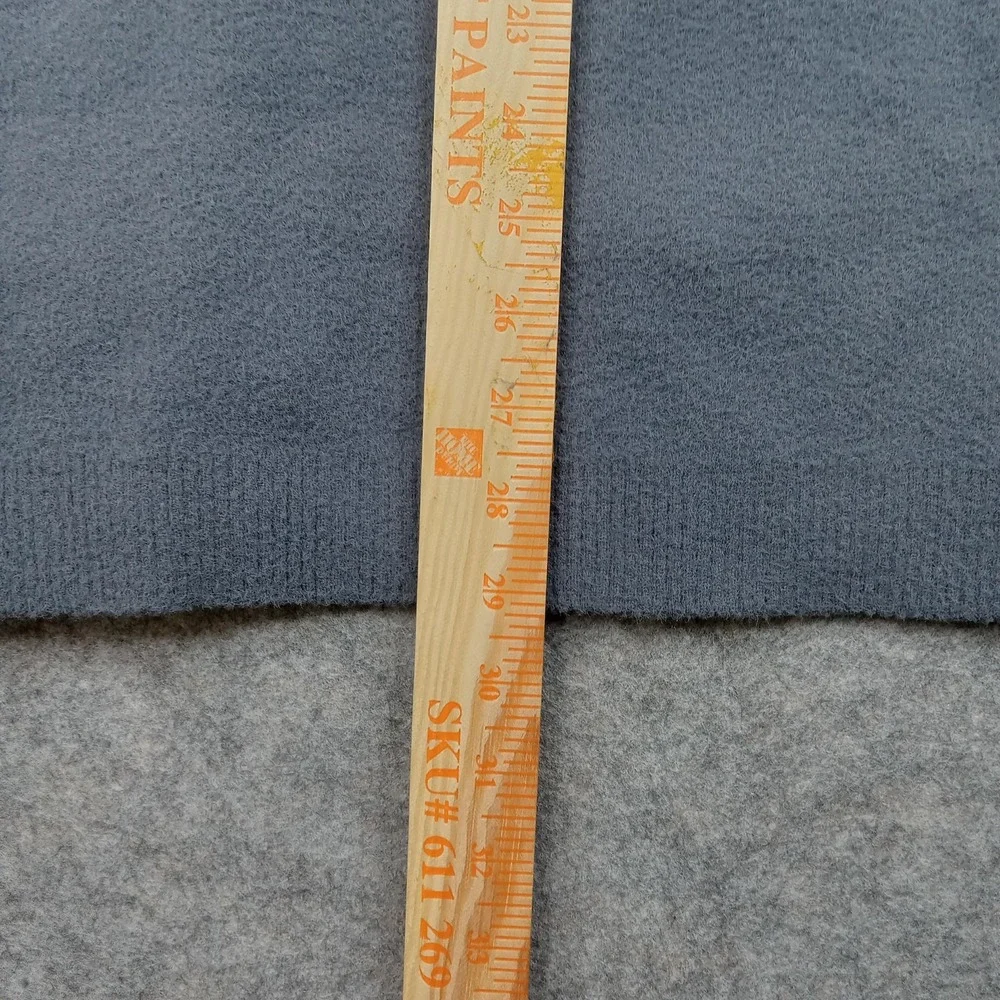LaVane Sweater Mens 3XL Gray Half Zip‎ Pullover Mock Neck Stripe Knit New York